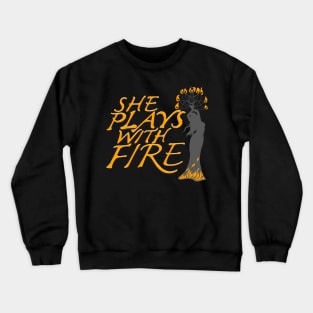 Fire Dancer Crewneck Sweatshirt